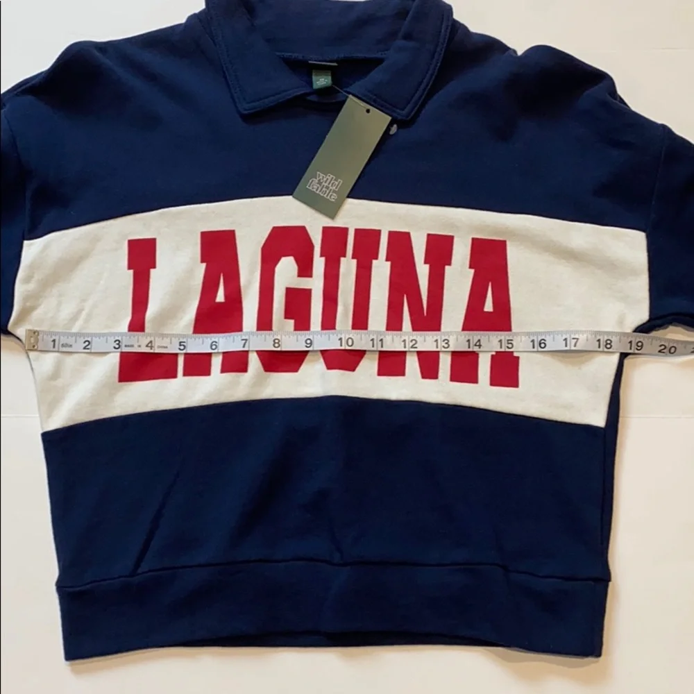 Wild Fable Juniors XSmall Laguna Collared Sweatshirt (D3) - Picture 8 of 10